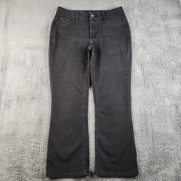 LEE Riders Denim - Women's 12P Black Mid Rise Bootcut LEE Riders Curvy Stretch Classic Misses 32x28